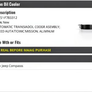 Automatic Transmission Cooler Assembly for Jeep Compass-0