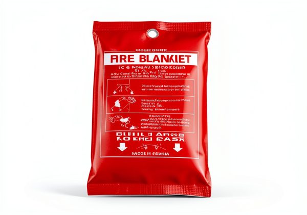 Heavy-Duty Emergency Fire Blanket, 2 Pack – Fireproof Fiberglass Blanket for Kitchen, Home, Car, Grill, Fireplace, Camping, Heat Shield, Grease Fires, Emergency Fire Suppression-4