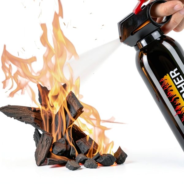 Fire Extinguisher for Home - Car Fire Extinguisher with Mount, Small A B C K Fire Extinguisher, Water-Based Fire Extinguishers for Car/House/Kitchen/Truck/Marine/Boat/Vehicle/utv/rv (6)-6