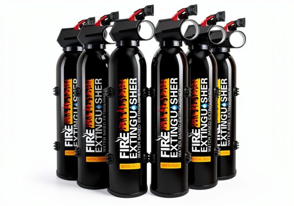 Fire Extinguisher for Home - Car Fire Extinguisher with Mount, Small A B C K Fire Extinguisher, Water-Based Fire Extinguishers for Car/House/Kitchen/Truck/Marine/Boat/Vehicle/utv/rv (6)-0