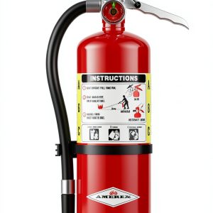 Amerex B402, 5 lb. ABC Dry Chemical Fire Extinguisher, with Wall Bracket-0