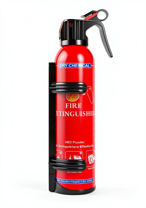 Fire Extinguisher 4 Pack ABC 600ml Dry Chemical Bracket for Vehicle-1