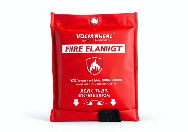 Heavy-Duty Emergency Fire Blanket, 2 Pack – Fireproof Fiberglass Blanket for Kitchen, Home, Car, Grill, Fireplace, Camping, Heat Shield, Grease Fires, Emergency Fire Suppression-2