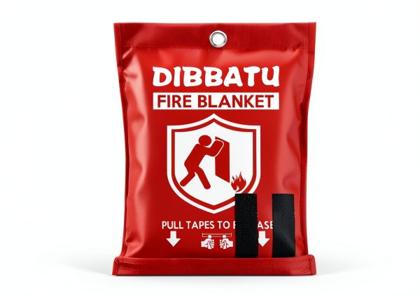 DIBBATU Fire Blanket for Home and Kitchen, Fire Blankets Emergency for Home, Emergency Fire Blankets Retardant for House, Fireproof Blanket, Survival FireBlanket for Kitchen,Fireplace, Grill, BBQ-0