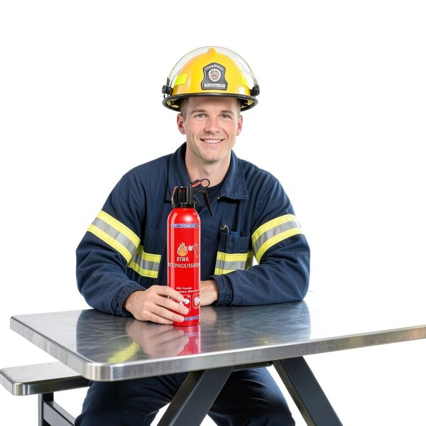 Fire Extinguisher 4 Pack ABC 600ml Dry Chemical Bracket for Vehicle-6